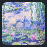 Adesivo Quadrado Claude Monet - Lírios/Ninfas 1919<br><div class="desc">Lírios/Ninfas (W.1852) - Claude Monet, Petróleo na Canvas, 1916-1919</div>