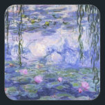 Adesivo Quadrado Claude Monet Water Lily<br><div class="desc">Claude Monet Water Lily</div>