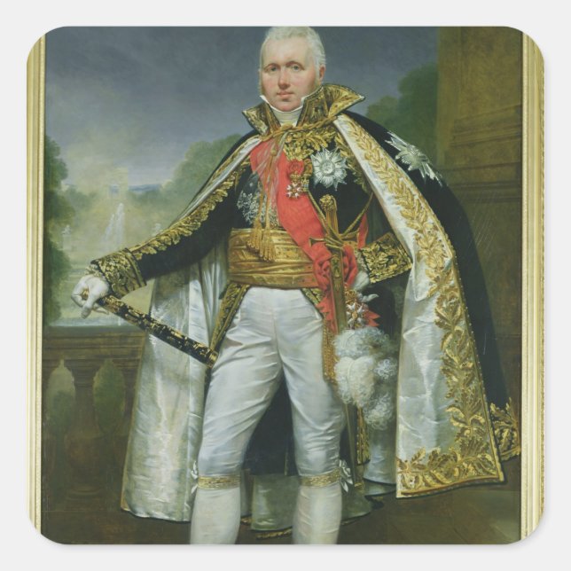 Adesivo Quadrado Claude Victor Perrin (Frente)