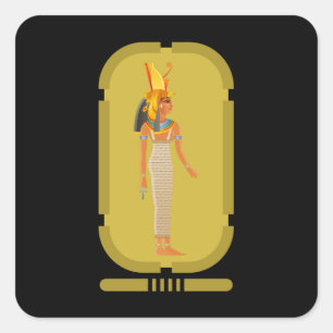 Adesivo Quadrado Cleopatra Square Sticker