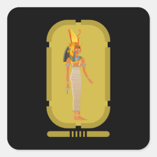 Adesivo Quadrado Cleopatra Square Sticker