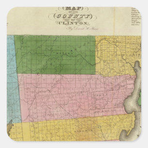 Adesivo Quadrado Clinton