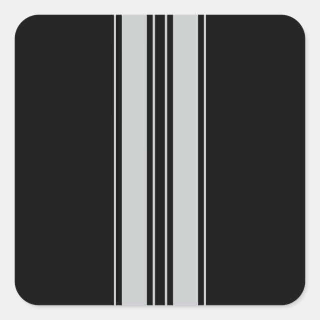 Adesivo Quadrado Clique em Personalizar para Alterar a Cinza para a (Frente)