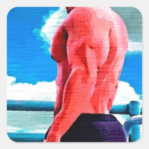 Adesivo Quadrado Cloud 9 Hunk