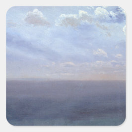 Adesivo Quadrado Cloud Study with Sea and Sky - Albert Bierstadt