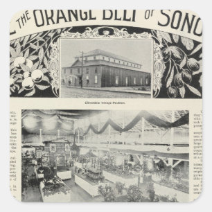 Adesivo Quadrado Cloverdale, Califórnia