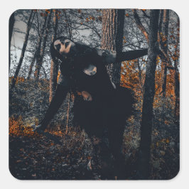 Adesivo Quadrado Clownin' Around In Da Woods