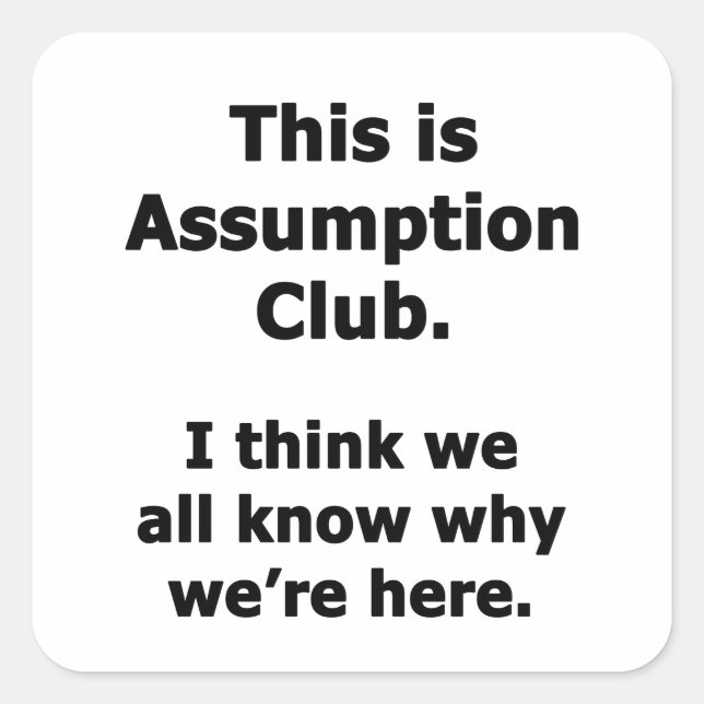 Adesivo Quadrado Clube da Assunção (Frente)