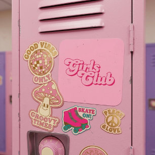 Adesivo Quadrado Clube das Meninas