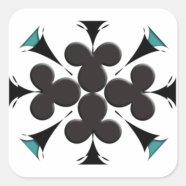 Adesivo Quadrado Clubs (Frente)