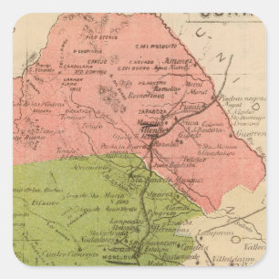 Adesivo Quadrado Coahuila, México