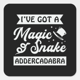 Adesivo Quadrado Cobra Animal Reptile Snakers Cobra Pet Engraçado