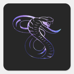 Adesivo Quadrado Cobra do Rei Cobra Incrível