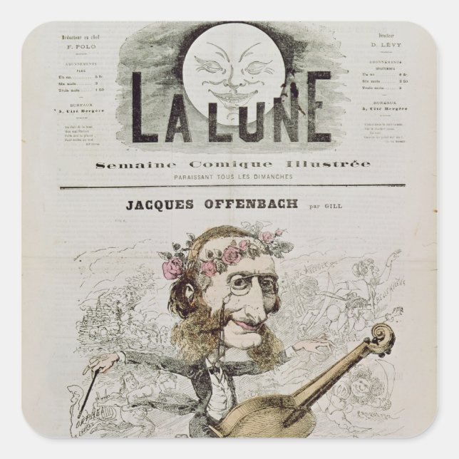 Adesivo Quadrado Cobrir frontal do 'La Lune' (Frente)