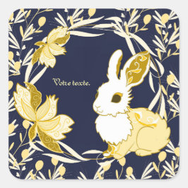 Adesivo Quadrado Coco le lapin