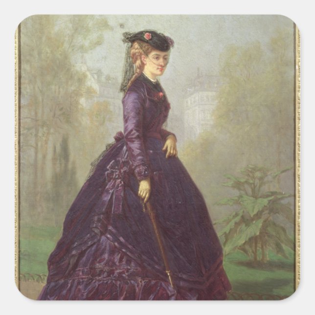 Adesivo Quadrado Codette, 1867 (Frente)