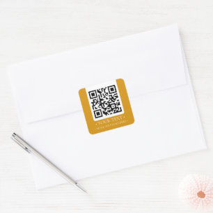 Adesivo Quadrado Código QR da sua empresa