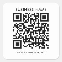 Código QR de empresa personalizado de Modelo minim
