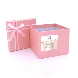 Adesivo Quadrado Código QR de logotipo Compre online Glitter Rosa d