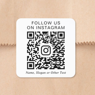 Adesivo Quadrado Código QR do Instagram