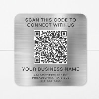 Código QR Empresarial Prata