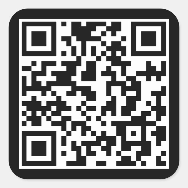 ADESIVO QUADRADO CÓDIGO QR PERSONALIZADO (Frente)