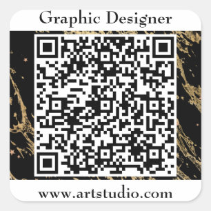 Adesivo Quadrado Código QR Promoção do Marketing Comercial