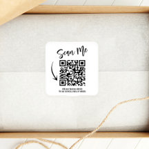 Código QR Promocional Branco Empresarial