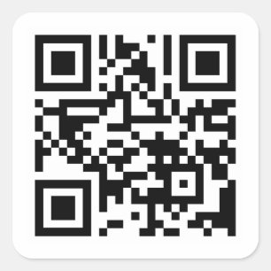 Adesivo Quadrado Código QR TVUUC para o site