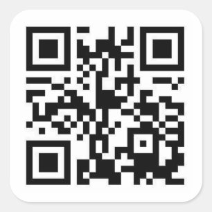 Adesivo Quadrado Código Rápido (Código QR)