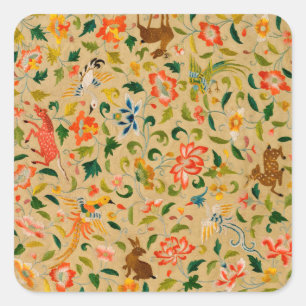 Adesivo Quadrado coelho-do-cavalo antigo animal vintage