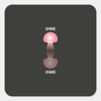 ADESIVO QUADRADO COGUMELO DE GRITO