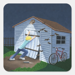 Adesivo Quadrado Coisas que soam na noite