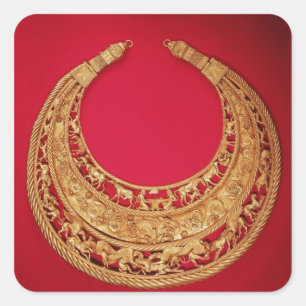 Adesivo Quadrado Colar com cenas pastorais