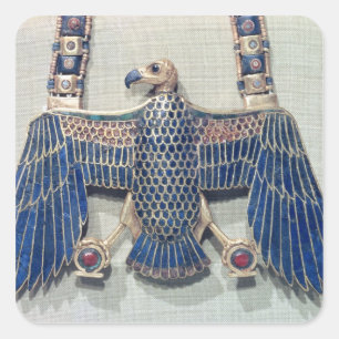 Adesivo Quadrado Colar com pingente-abutre