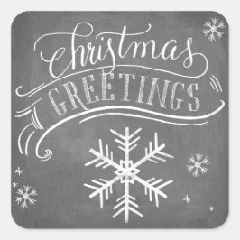 Adesivo Quadrado Coleção de Saudações do Quadro de Referência