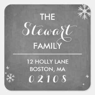 Adesivo Quadrado Coleção de Saudações do Quadro de Referência