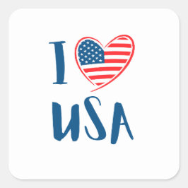 Adesivo Quadrado Coleção do Partido das Eleições dos EUA!