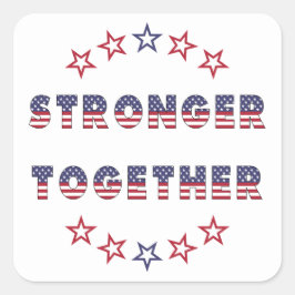 Adesivo Quadrado Coleção do Partido das Eleições dos EUA!