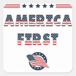 Adesivo Quadrado Coleção do Partido das Eleições dos EUA!