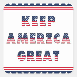 Adesivo Quadrado Coleção do Partido das Eleições dos EUA!