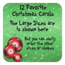 Coleção Sticker 12 Carols Favoritos - 2
