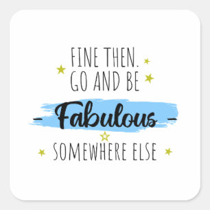 Adesivo Quadrado Colega Saindo, Saindo Farewell Gift