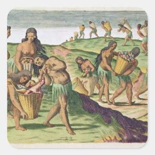 Adesivo Quadrado Coleta de Comidas para o Teatro Comunal