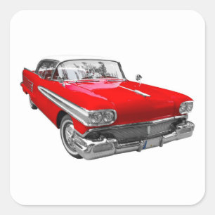 Adesivo Quadrado Coletor Clássico para Carros Antigos
