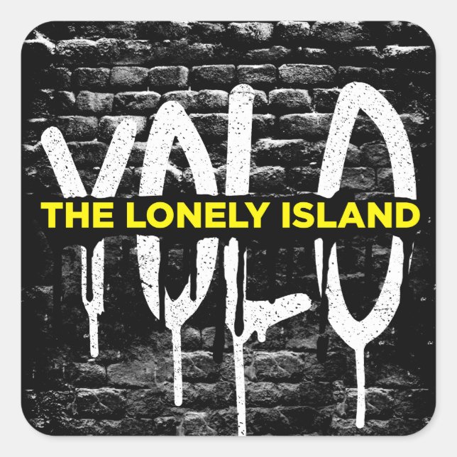 Adesivo Quadrado Coletor de tijolos (Frente)