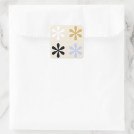 Adesivo Quadrado Coletor Quadrado de Formas