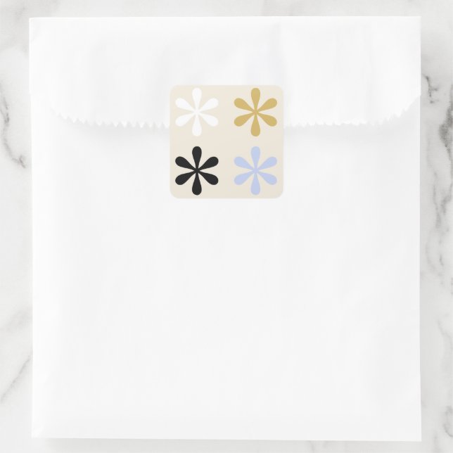 Adesivo Quadrado Coletor Quadrado de Formas (Bolsa)