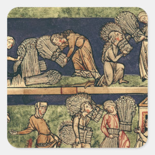 Adesivo Quadrado Colhendo, escola de Rhine