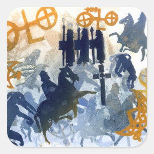 Adesivo Quadrado Colher FEstival